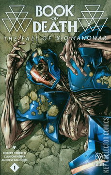 Variant Cover for Book of Death: The Fall of X-O Manowar #1