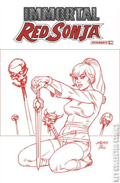 Variant Cover for Immortal Red Sonja #6