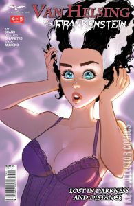 Variant Cover for Van Helsing vs. Frankenstein #4