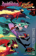 Cover for Darkstalkers x Street Fighter: Blood Throne #1