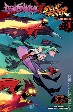 Variant Cover for Darkstalkers x Street Fighter: Blood Throne #1