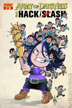 Variant Cover for Army of Darkness vs. Hack / Slash #6
