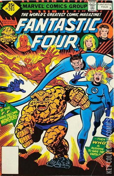 Variant Cover for Fantastic Four #203