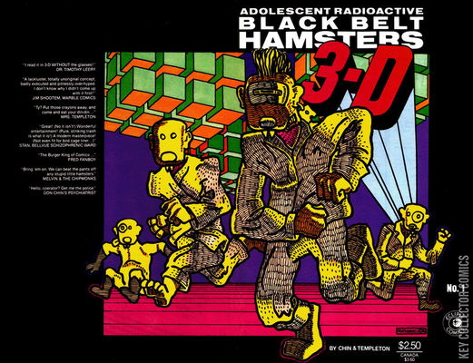 Adolescent Radioactive Black Belt Hamsters 3-D