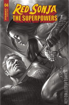 Variant Cover for Red Sonja: The Superpowers #4