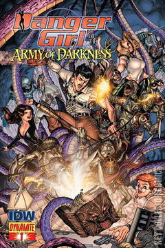 Variant Cover for Danger Girl and the Army of Darkness #1