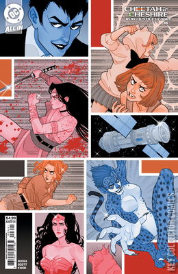 Cheetah and Cheshire Rob the Justice League