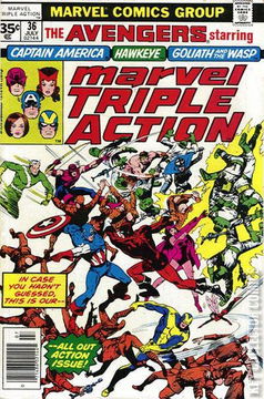 Variant Cover for Marvel Triple Action #36