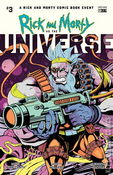Variant Cover for Rick and Morty vs. the Universe #3