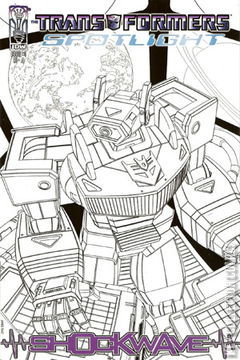 Variant Cover for Transformers Spotlight: Shockwave #1