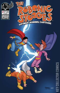 Variant Cover for Robonic Stooges: Saturday Morning Cartoons, The #1