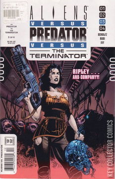 Variant Cover for Aliens vs. Predator vs. The Terminator #3