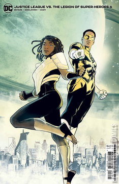 Variant Cover for Justice League vs. the Legion of Super-Heroes #6