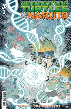 Variant Cover for Teenage Mutant Ninja Turtles / Naruto #3