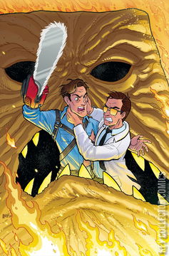 Variant Cover for Army of Darkness vs. Reanimator: Necronomicon Rising #5