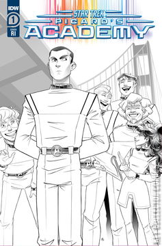 Variant Cover for Star Trek: Picard's Academy #1
