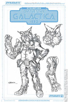 Variant Cover for Battlestar Galactica: Steampunk 1880 #3