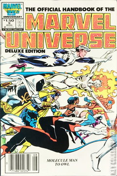 Variant Cover for The Official Handbook of the Marvel Universe - Deluxe Edition #9