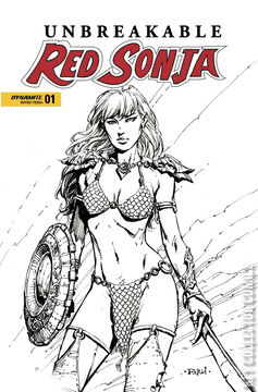 Variant Cover for Unbreakable Red Sonja #1