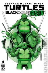 Variant Cover for Teenage Mutant Ninja Turtles: Black, White & Green #4