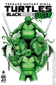 Teenage Mutant Ninja Turtles: Black, White & Green #4 