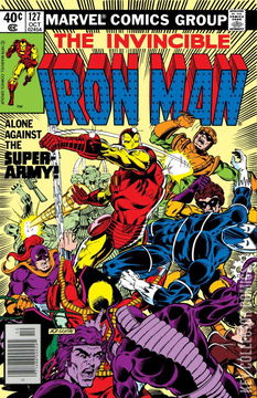 Variant Cover for Iron Man #127