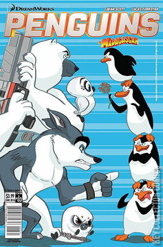 Variant Cover for The Penguins of Madagascar: The Elitest of Elite #3