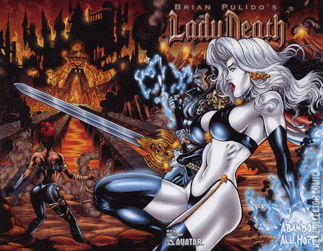 Variant Cover for Lady Death: Abandon All Hope #1/2