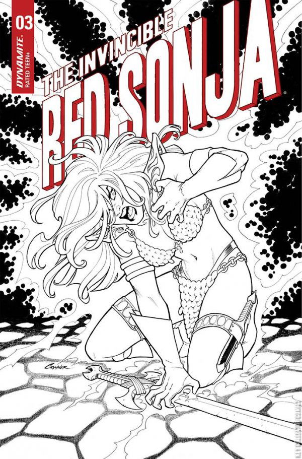 Variant Cover for Invincible Red Sonja #4