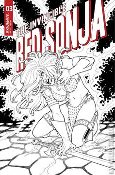 Variant Cover for Invincible Red Sonja #4