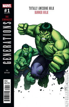Variant Cover for Generations: Banner Hulk & The Totally Awesome Hulk #1