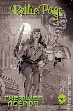 Variant Cover for Bettie Page: Alien Agenda #3