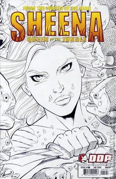 Variant Cover for Sheena, Queen of the Jungle #5
