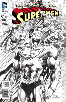 Variant Cover for Superman: The Coming of the Supermen #1