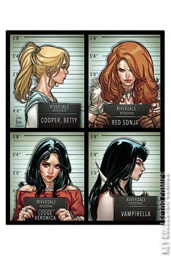 Variant Cover for Red Sonja and Vampirella Meet Betty and Veronica #7