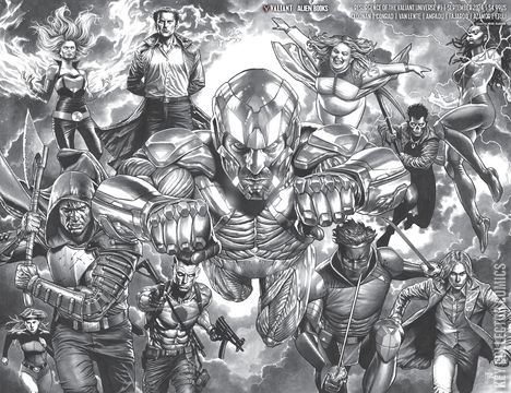 Variant Cover for Resurgence of the Valiant Universe #1