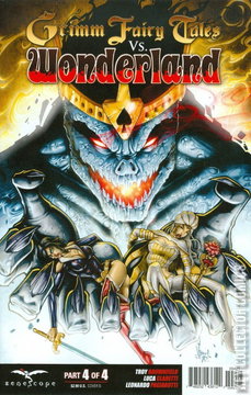 Variant Cover for Grimm Fairy Tales vs. Wonderland #4