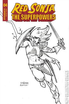 Variant Cover for Red Sonja: The Superpowers #4