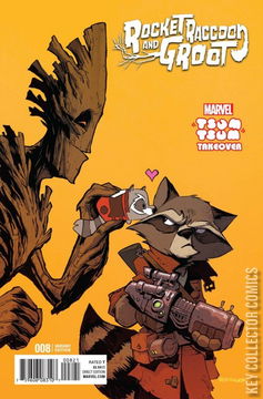 Variant Cover for Rocket Raccoon and Groot #8