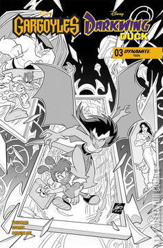 Variant Cover for Gargoyles / Darkwing Duck #3