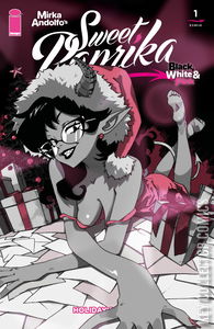 Sweet Paprika: Black, White & Pink Holiday  #1