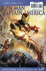 Variant Cover for Iron Man / Captain America: Civil War - Casualties of War #1