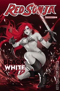 Variant Cover for Red Sonja: Black, White, Red #6