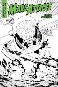 Variant Cover for Mars Attacks #4