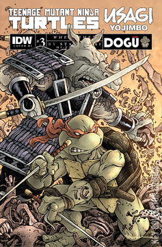 Variant Cover for Teenage Mutant Ninja Turtles / Usagi Yojimbo: WhereWhen #3