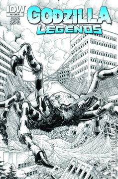 Variant Cover for Godzilla Legends #5