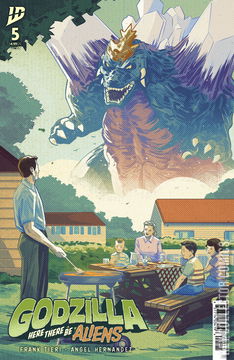 Variant Cover for Godzilla: Here There Be Aliens #5