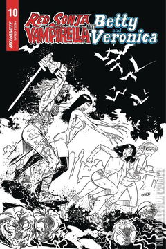 Variant Cover for Red Sonja and Vampirella Meet Betty and Veronica #10