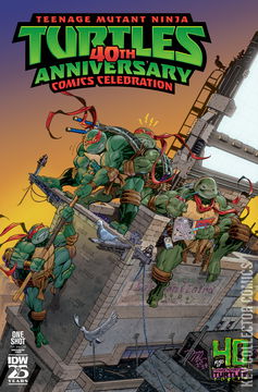 Variant Cover for Teenage Mutant Ninja Turtles 40th Anniversary Comics Celebration #1