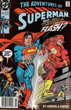 Variant Cover for Adventures of Superman #463